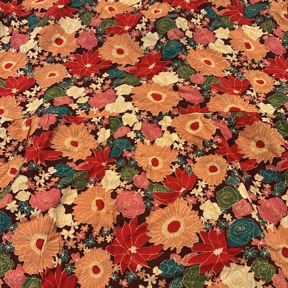 Savannah Jane Boho Floral blouse multi color SZ 2X plus size peasant embroidered - Picture 10 of 12